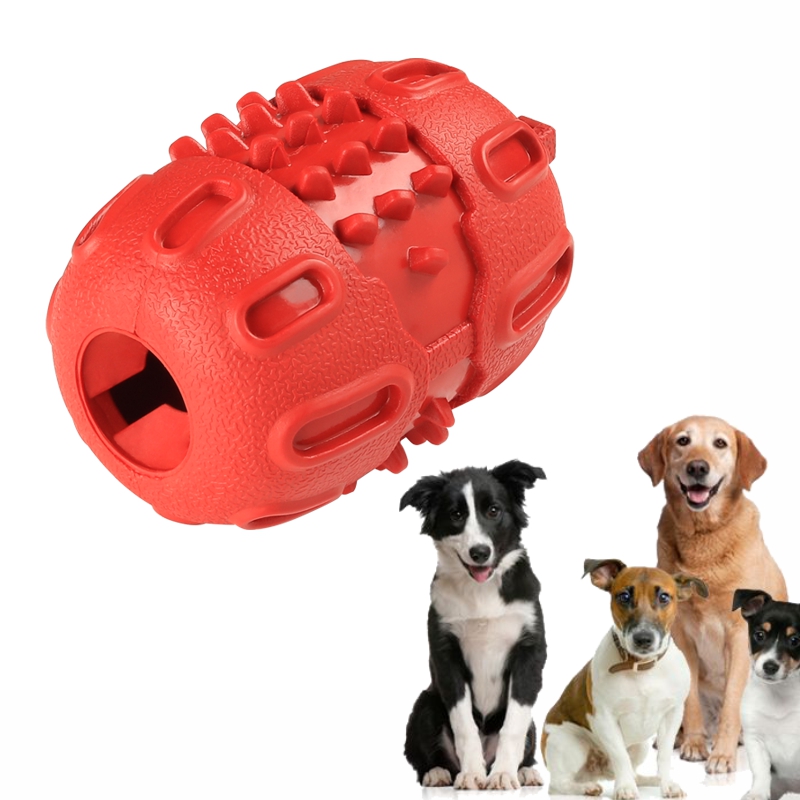 Nouveau lancement en gros jouets pour chiens en caoutchouc à mâcher jouets de distribution de nourriture pour mangeoires pour chiens