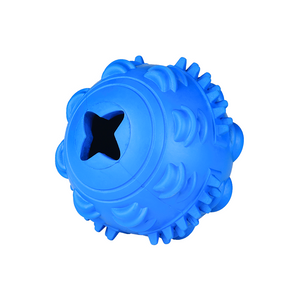Gâterie en caoutchouc souple écologique distribution de nourriture cachée formation de nourriture balle de chien interactive jouet à mâcher pour chien de compagnie